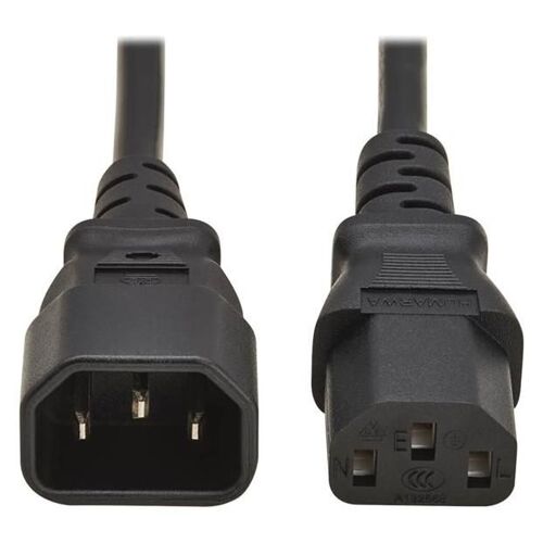 Eaton Tripp Lite Series - Câble d'alimentation - IEC 60320 C14 pour power IEC 60320 C13 - 250 V - 10 A - 1 m - noir - Europe - pour P/N: B020-U16-19-IPF, B020-U16-19-IPG, B020-U16-19-KF...