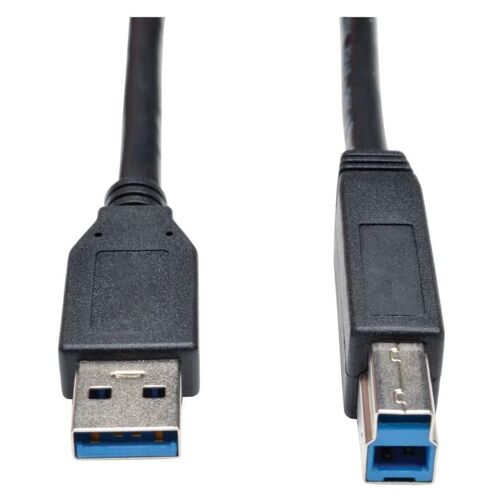 Eaton Tripp Lite Series USB 3.2 Gen 1 SuperSpeed Device Cable (A to B M/M) Black, 15 ft. (4.57 m) - Câble USB - USB Type B (M) pour USB type A (M) - USB 3.0 - 4.57 m - noir