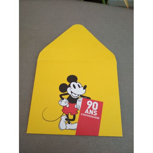Mickey - Lot De 4 Cartes Pour Les 90 Ans De Mickey - Disney