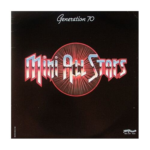 Cd Mini All Stars / Generation 70 .Inclus Génération '70 .A Côté ,Junior ,Minwi Sonnen,Baby , Devinez ,La Vie Musicien . Label Mini Records