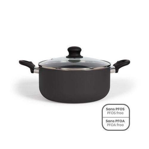 Livoo - Faitout Aluminium 24cm Avec Couvercle Mep150n