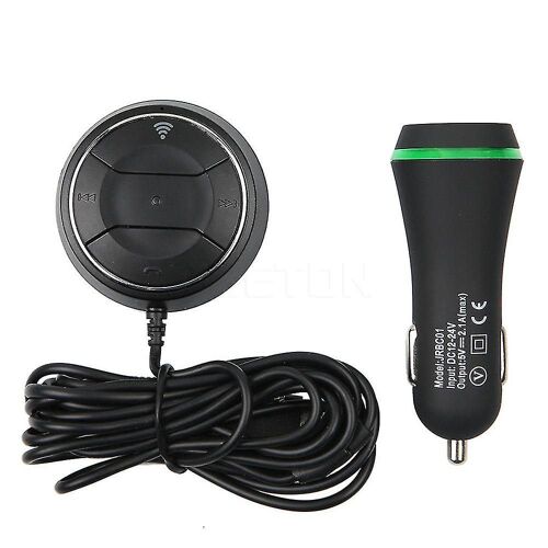 Kit Récepteur Bluetooth Pour Voiture Avec Double Chargeur Usb Pour Iphone ¿ Audio Sans Fil Et Appels Mains Libres