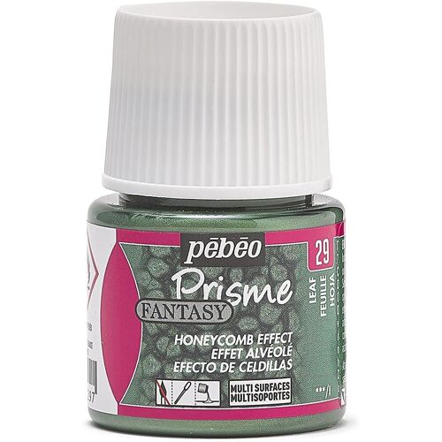 Pébéo Flacon 45ml Peinture Fantasy Prisme À Effet Alvéolé Vert Feuille