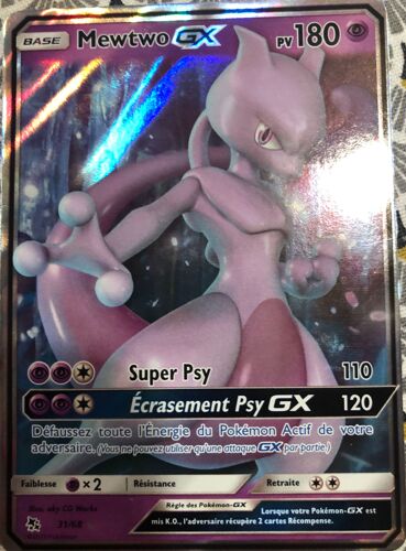 Carte Pokemon Gx Mewtwo 31/68
