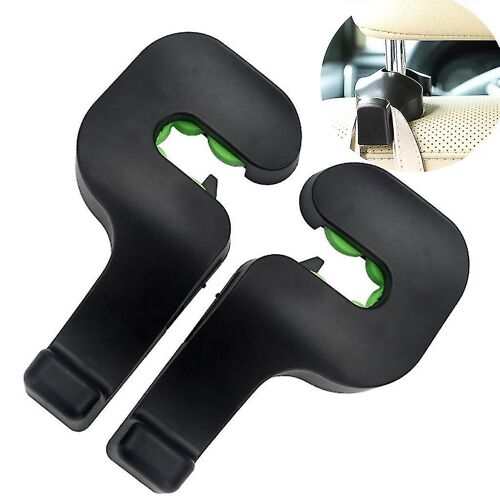 Lot De 2 Crochets Pour Appui-Tête De Voiture Avec Support Pour Téléphone Portable, Abs Durable, Ajustement Universel, Capacité De 20 Kg, Installation Facile