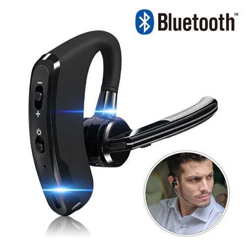 Casque Bluetooth V4.1 avec microphones HD, réduction du bruit, 8 heures d'appel/de musique, design ergonomique
