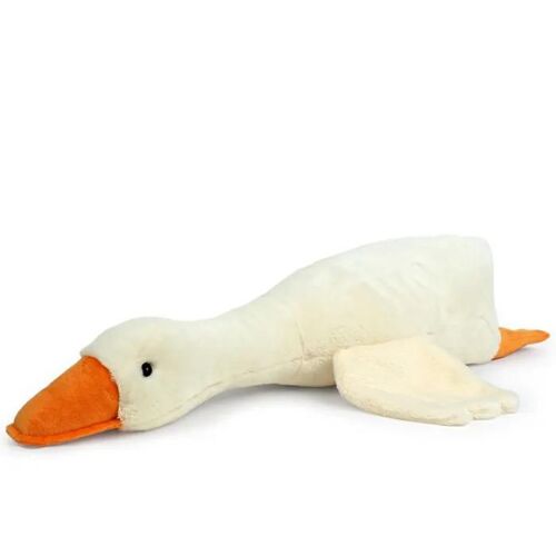 Jouet en peluche - CâlinOie - Oie CâliChaude - 78 cm - Douceur veloutée - Confort intérieur