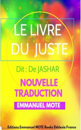 Le Livre Du Juste Dit De Jashar Nouvelle Traduction