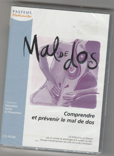 Comprendre Et Prévenir Le Mal De Dos Pasteur Mediavita Cdrom