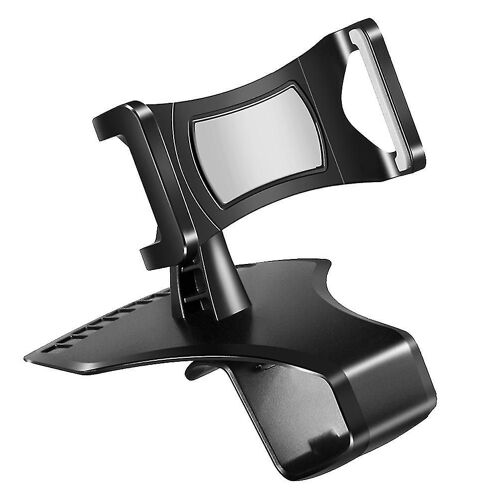 Support De Téléphone Pour Voiture Avec Numéro De Plaque D'immatriculation - Support De Tableau De Bord Rotatif À 360 Degrés, Base Antidérapante, Design 2 En 1