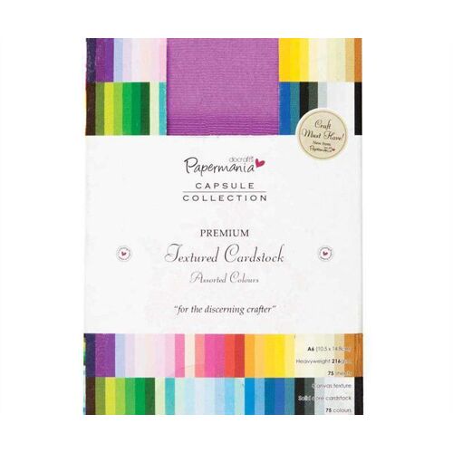 Monochrome A6 Capsule De Papier 75 Feuilles, Docrafts, 12 X 17 Cm Sur Papier, De Couleur Unie, De Scrapbooking