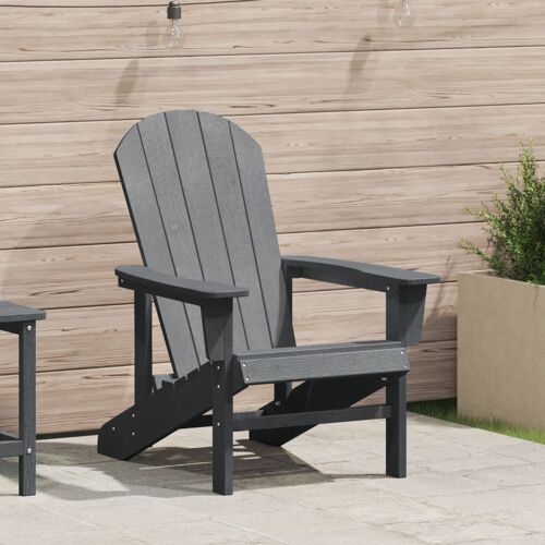 Vidaxl Chaise Adirondack Gris Clair 74x82x91 Cm Hdpe