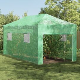 Vidaxl Serre Avec Cadre Pop-Up Vert 580x290x315 Cm Acier