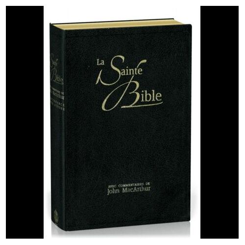 La Sainte Bible - Nouvelle Édition De Genève 1979, Couverture Souple, Fibrocuir, Tranches Or, Noir