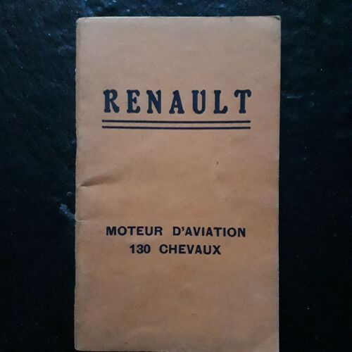 Moteur D'aviation 130 Chevaux Renault