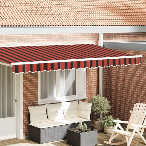 Vidaxl Valance D'auvent Pour Cadre De 4 M Multicolore 3,8x0,2 M