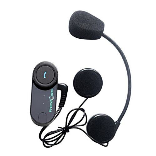 Freedconn T-Comvb Moto Casque Bluetooth Intercom Interphone Casque Casque Kit (1 Pc Avec Dur Câble)