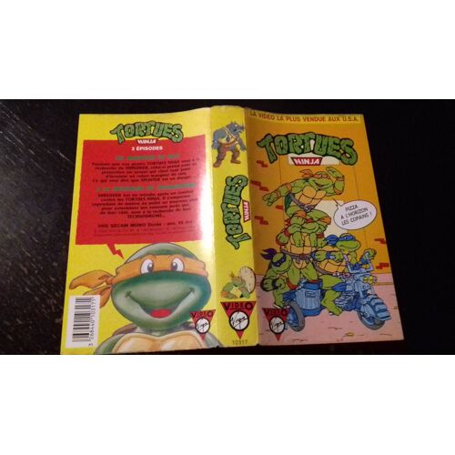 Jaquette Vhs Tortues Ninja – Les Mangeurs De Rats – À La Recherche Du Technodrome