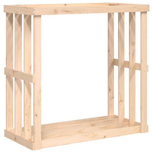 Vidaxl Porte-Bûches D?Extérieur 108x52x106 Cm Bois Massif De Pin
