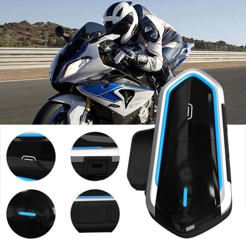 Qtb35 Casque De Moto Interphone Casque Pour Casque De Moto Interphone Moto Interphone Casque Fm Radio