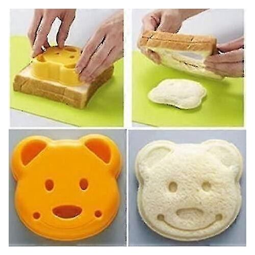 Bear Shape Sandwich Mold Cutter, Pain Sandwich Shapers Maker Pour Les Enfants
