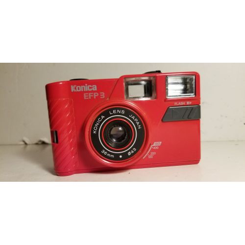 Konica EFP 3 - Couleur Rouge - EFP3 36mm