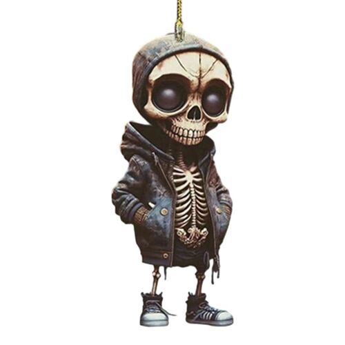 Multifonction Crâne Pendentif Décoratif Charme Miroir Fenêtre Fête Décoration Cadeau Livraison Directe