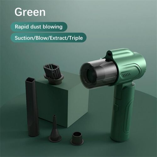 Aspirateur De Voiture Portable 3 En 1, Aspiration Soufflante, Extraction, Portable, Pliable, Sans Fil, Haute Puissance, Souffleur De Poussière, Accessoires De Voiture