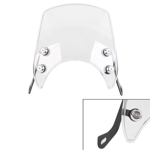 Pare-Brise Universel Pour Moto, Lumière De Sauna, Pare-Brise, Déflecteur De Vent, Honda, Suzuki, Harley, 5-7 Po
