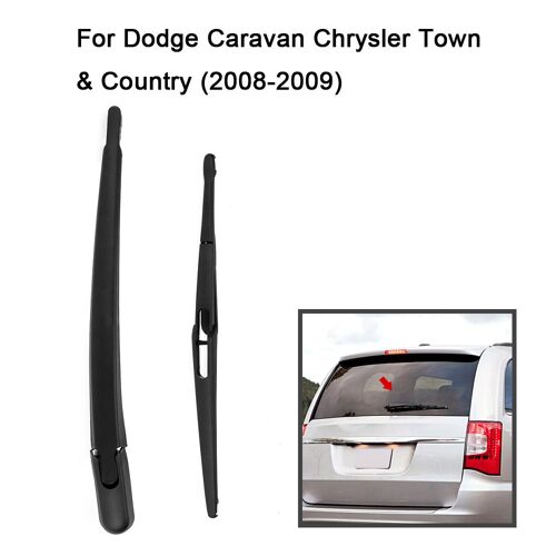 Essuie-Glace Et Lame Pour Dodge Caravane Chrysler Town & Country | Vitre Arrière De Voiture, Remplacement Complet Pour Pare-Brise Et Lame Pour Voiture 2008-2009