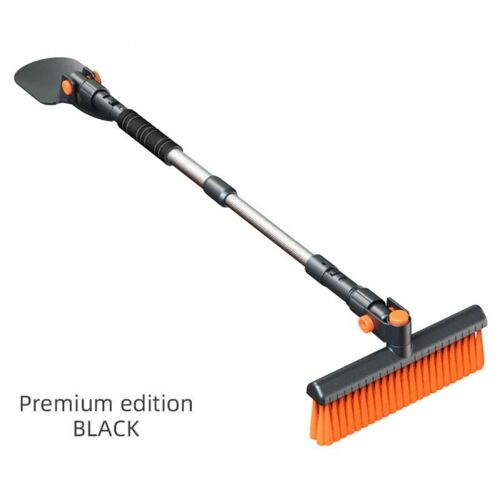 Grattoir À Glace Pour Voiture 4 En 1, Avec Brosse Multifonction Rétractable Et Détachable, Brosse Rotative À 360 °, Outil De Déglaçage De Voiture, Pelle À Neige