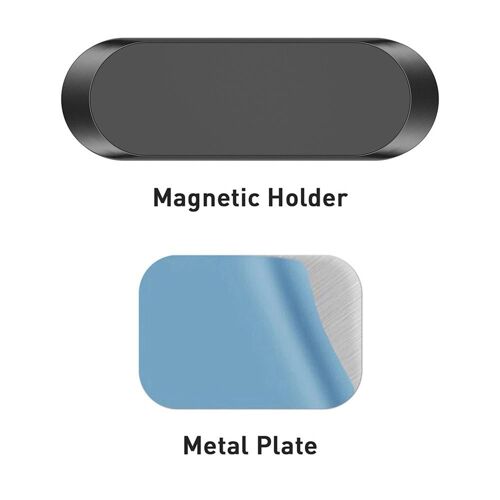 Mini Support De Téléphone Magnétique Pour Voiture, Forme De Bande, Alliage De Zinc, Tableau Prada, Support De Téléphone Obys, Support Gps, Support Rapide, Accessoires De Voiture