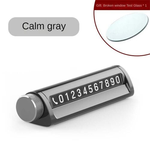 Plaque D'immatriculation De Fenêtre Cassée, Fente De Lame Mini Multifonctionnelle Avec Aromathérapie Fournitures De Voiture Plaque D'immatriculation De Stationnement