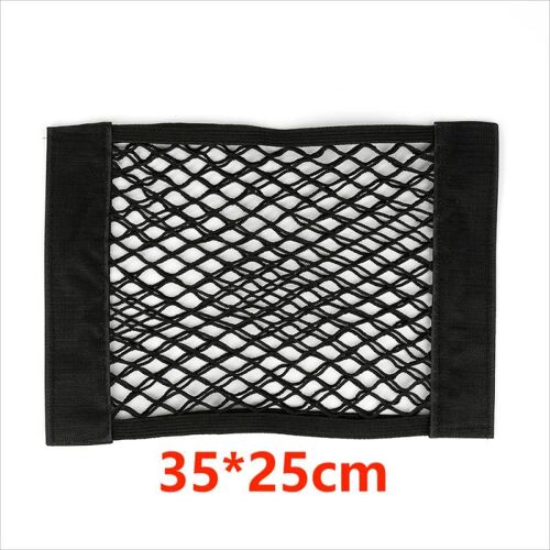 Filet De Rangement Pour Coffre Arrière De Voiture, Filet À Cordes Artificiel Astiques, Autocollant En Maille, Sac De Rangement En Maille Pour Siège Arrière
