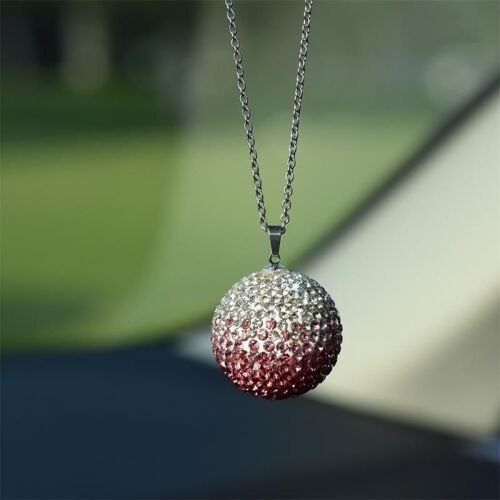 Pendentif Boule De Forage À Eau Pour Rétroviseur De Voiture, Diamant Fait À La Main, Accessoires D'intérieur De Voiture, Créatif Et Exquis, Pratique