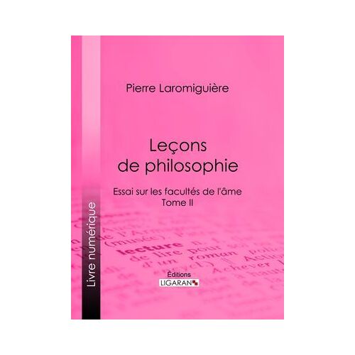 Leçons De Philosophie