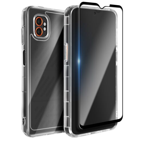 Pack Protection pour Samsung Xcover 7 Pro Coque Antichoc Verre Trempé Transparent