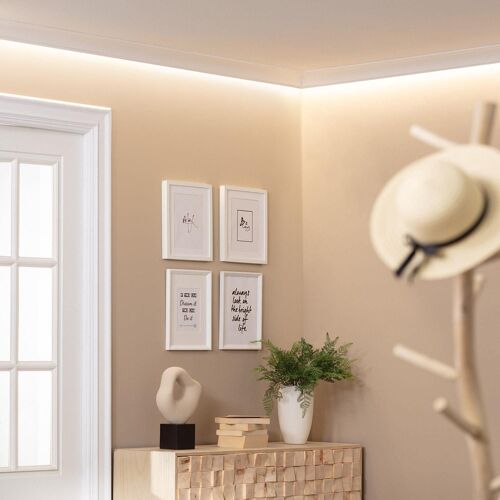Moulure Arc 2m Pour Ruban Led Blanc