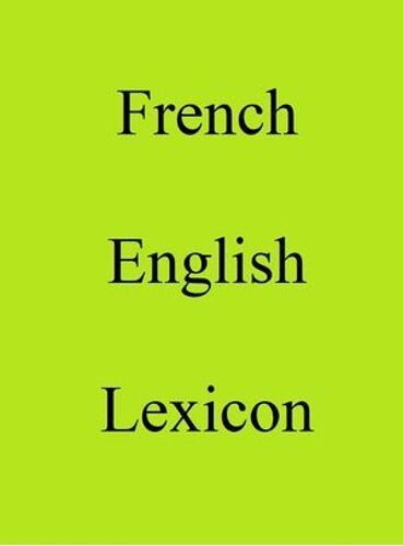 French English Lexicon