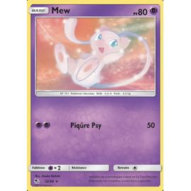 Mew (32/68) Rare Sl11.5 Destinées Occultes Fr
