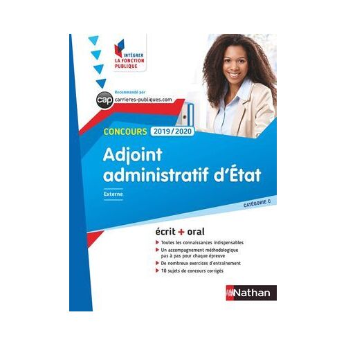 Concours Adjoint Administratif D'état - Ecrit + Oral - Catégorie C - Concours 2019-2020