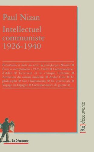 Intellectuel Communiste 1926-1940