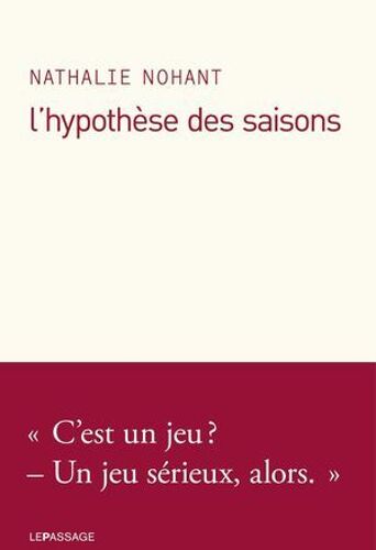 L'hypothèse Des Saisons