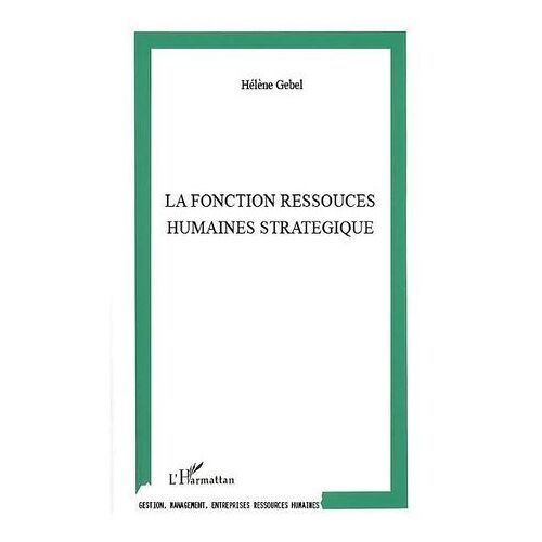 La Fonction Ressources Humaines Stratégique