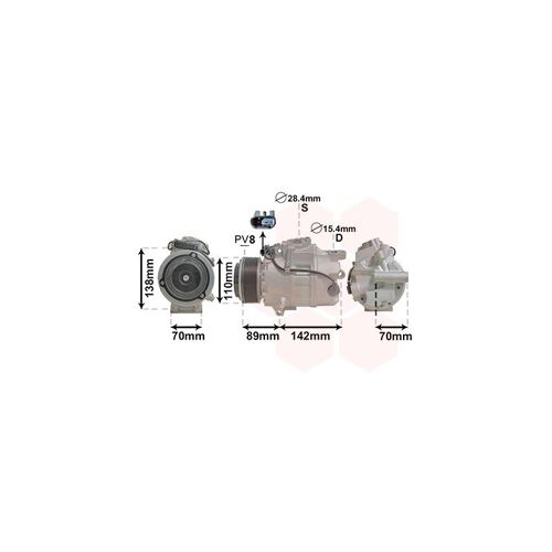 Compresseur Airco Pour Bmw 7 F01 De 10/2008 À 2015
