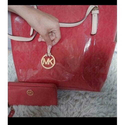 sac  Michael kors rouge cuir 