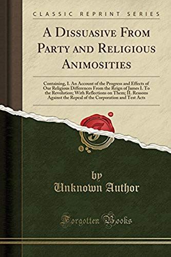 Author, U: Dissuasive From Party And Religious Animosities