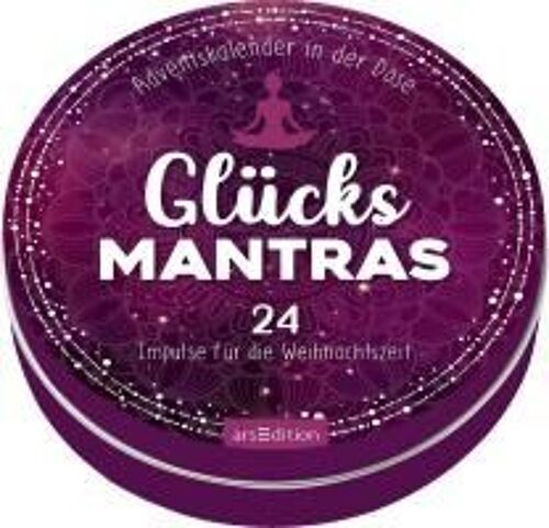 Adventskalender In Der Dose. Glücksmantras