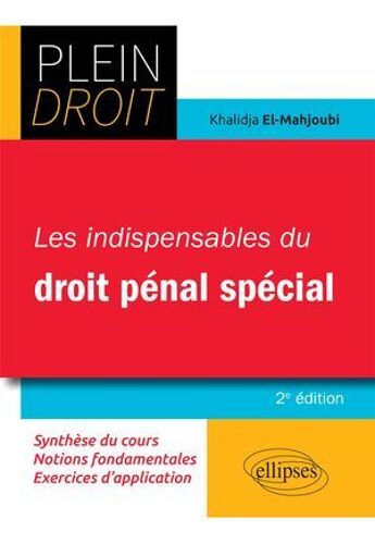 Les Indispensables Du Droit Pénal Spécial
