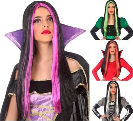 Perruque De Halloween Lise Plusieurs Couleurs (Couleur Blanc)